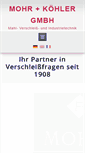 Mobile Screenshot of mohr-koehler.de
